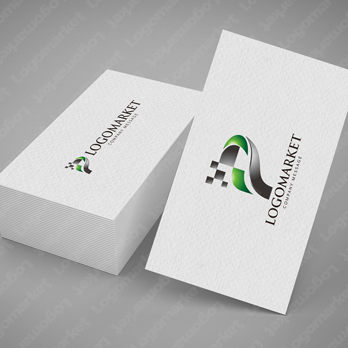 Aとaと虹のロゴ