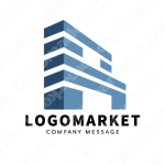 Rとビルとスタイリッシュのロゴ