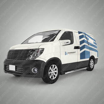 Rとビルとスタイリッシュのロゴ