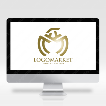 Aとaと虹のロゴ