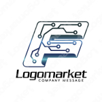 Fと機械的と電子回路のロゴ