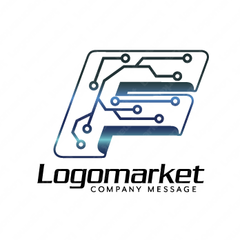 Fと機械的と電子回路のロゴ