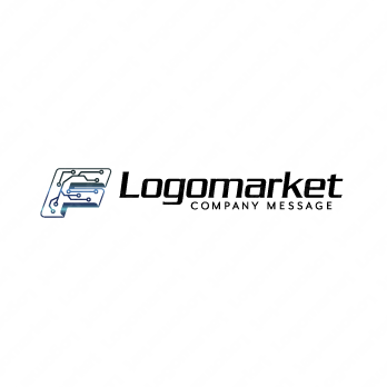 Fと機械的と電子回路のロゴ