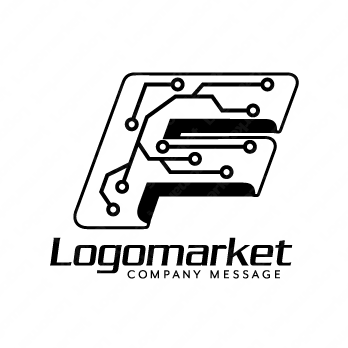 Fと機械的と電子回路のロゴ