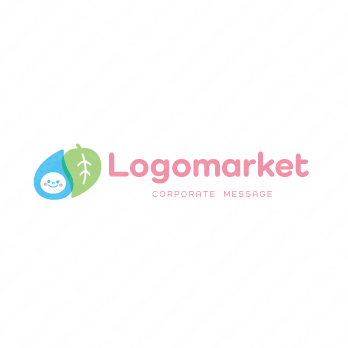 成長と生命力と安らぎのロゴ