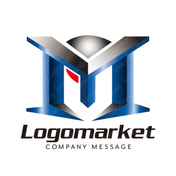 Mと戦士とパワフルのロゴ