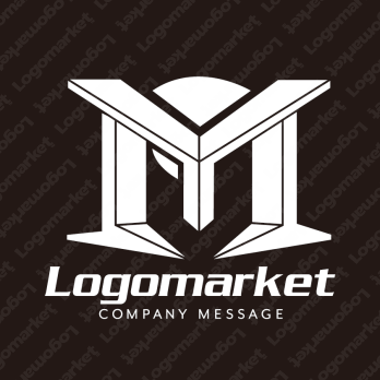 Mと戦士とパワフルのロゴ