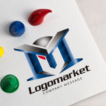 Mと戦士とパワフルのロゴ