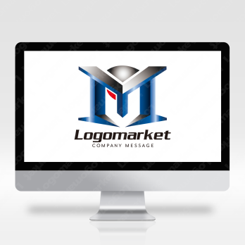 Mと戦士とパワフルのロゴ