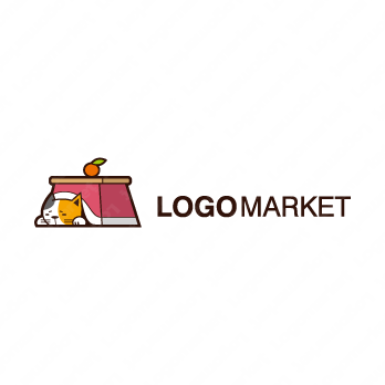 みかんとこたつと猫のロゴ