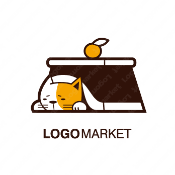 みかんとこたつと猫のロゴ