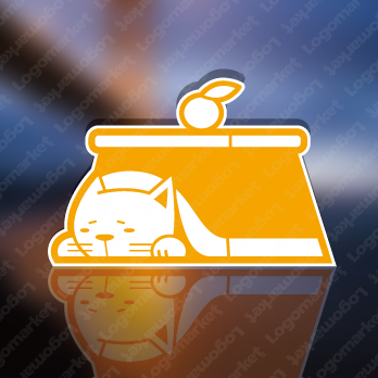 みかんとこたつと猫のロゴ
