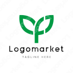 Fとfと双葉のロゴ