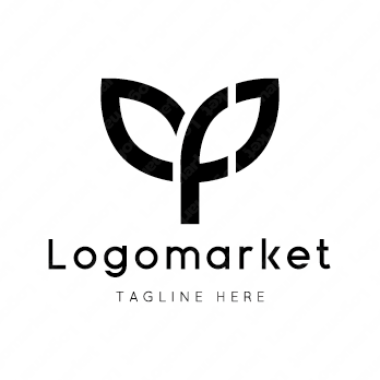 Fとfと双葉のロゴ