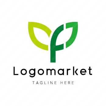 Fとfと双葉のロゴ