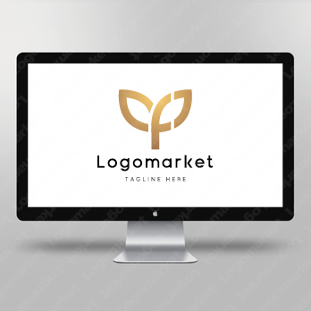 Fとfと双葉のロゴ