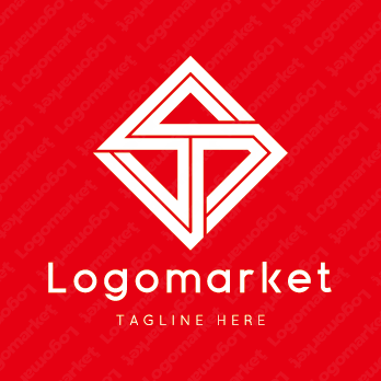 Tとtと菱形のロゴ