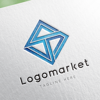 Tとtと菱形のロゴ