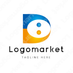 Dとdと人のロゴ