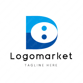 Dとdと人のロゴ