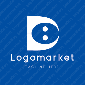 Dとdと人のロゴ