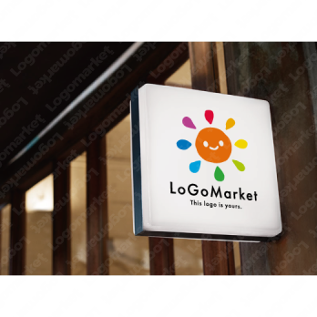 Aとaと虹のロゴ