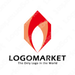 炎と宝石と再生のロゴ