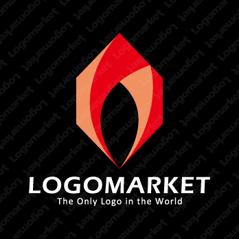 炎と宝石と再生のロゴ