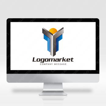 Aとaと虹のロゴ