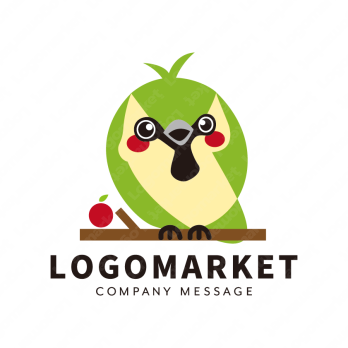 雀とキャラクターと親しみやすいのロゴ