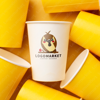 雀とキャラクターと親しみやすいのロゴ