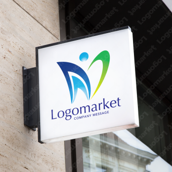 Aとaと虹のロゴ