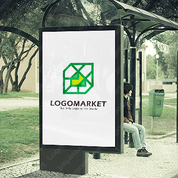 建物と設計と地図のロゴ