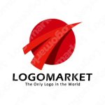 日の丸と矢印と情熱のロゴ