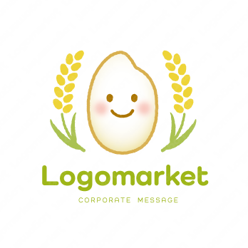 笑顔と自然と安心のロゴ