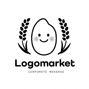 笑顔と自然と安心のロゴ