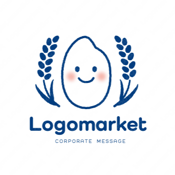 笑顔と自然と安心のロゴ