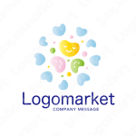 ハートとコミュニケーションと優しいのロゴ