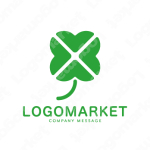 四つ葉と輝きと幸福のロゴ