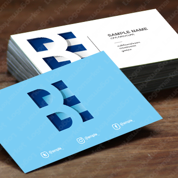 BとEとスクエアのロゴ