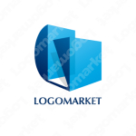 Gと箱と3Dのロゴ