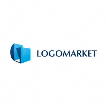 Gと箱と3Dのロゴ