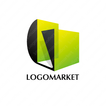 Gと箱と3Dのロゴ