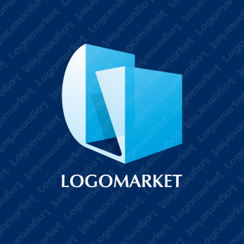 Gと箱と3Dのロゴ