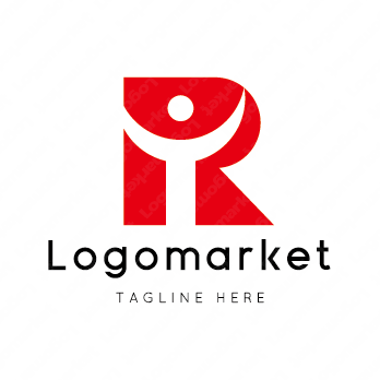 Rとrと人のロゴ