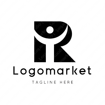 Rとrと人のロゴ