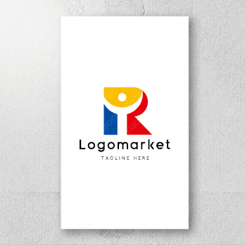 Aとaと虹のロゴ