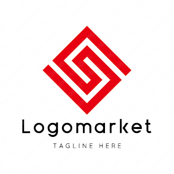 SとGと菱形のロゴ