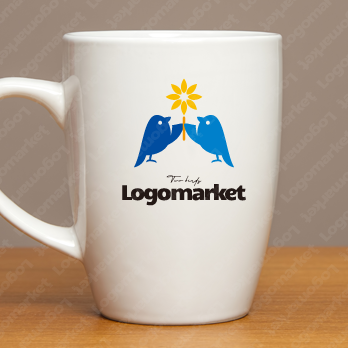 花と信頼関係と仲間のロゴ