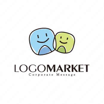 安心と優しいとスマイルのロゴ